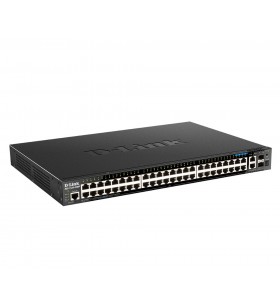 D-link dgs-1520-52mp switch-uri gestionate l3 10g ethernet (100/1000/10000) power over ethernet (poe) suport 1u negru