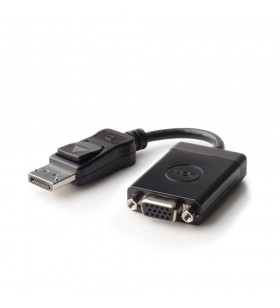 Dell 470-abel adaptor pentru cabluri video displayport vga negru