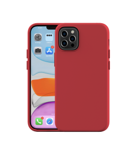 Husa de protectie next one pentru iphone 12 pro max, silicon, rosu