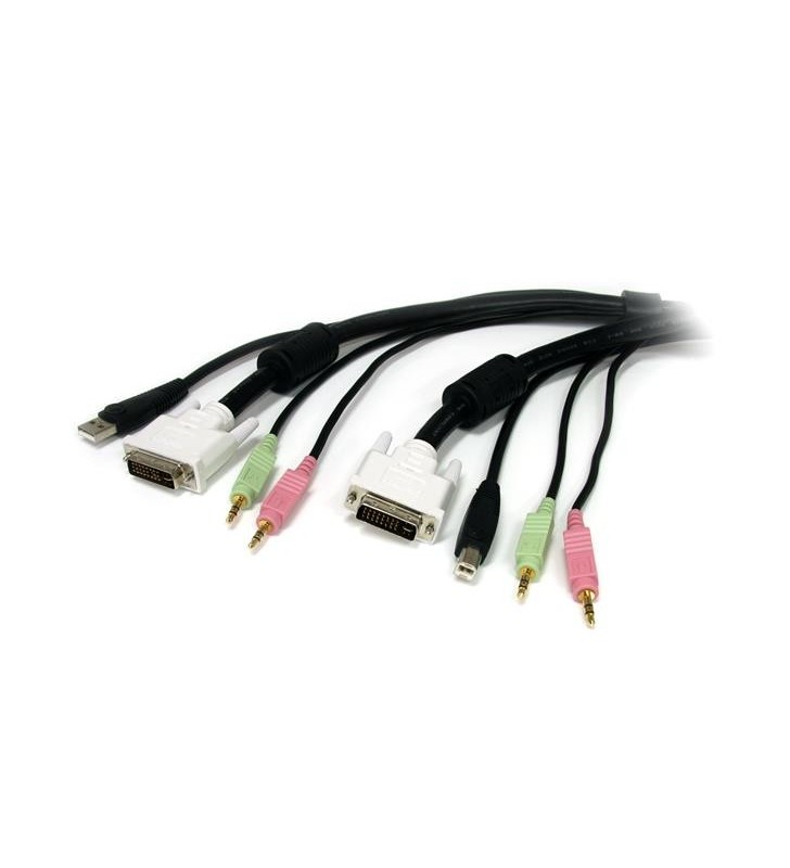 Startech.com usbdvi4n1a10 cabluri kvm negru 3 m