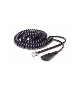 Jabra qd/rj10 cable 0,5 m negru