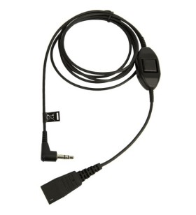 Jabra 8735-019 cabluri telefonice 0,5 m negru