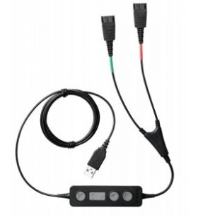 Jabra link 265 cablu audio usb2.0 2x qd negru