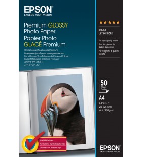 Epson premium glossy photo paper - a4 - 50 de coli