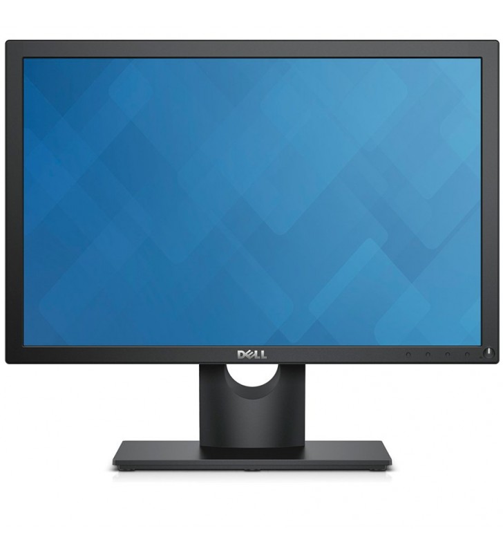 Monitor led dell e-series e2016h 19.5", 1600x900, 16:9, tn, 1000:1, 160/170, 5ms, 250 cd/m2, vesa, vga, displayport, black