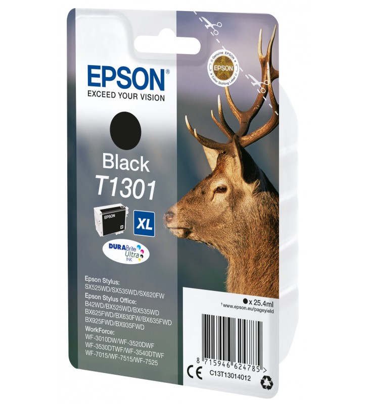 Epson stag cartuş black t1301 durabrite ultra ink
