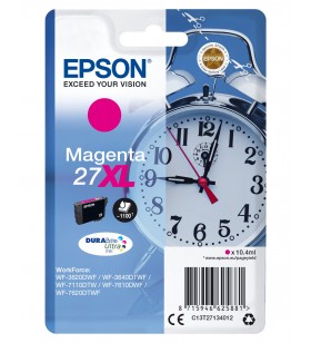 Epson alarm clock singlepack magenta 27xl durabrite ultra ink