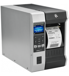 Tt printer zt610 4", 300 dpi, euro and uk cord, serial, usb, gigabit ethernet, bluetooth 4.0, usb host, tear, color touch, zpl