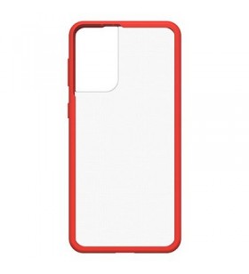 Otterbox react samsung galaxy/s21+ 5g red clear/red propack