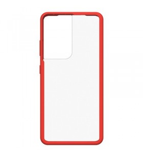 Otterbox react samsung galaxy/s21 ultra 5g power red clear/red