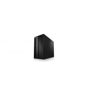 Icybox ib-3810u3 icybox carcasăl 3,5 hdd 10-bay case sata i/ii/iii, usb 3.0, raid, negru