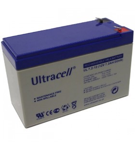 Vrla ultracell 12v 7.2 ah battery ul7.2-12