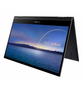 Laptop 2-in-1 asus zenbook flip s ux371ea-hr015r, intel core i7-1165g7, 13.3inch touch, ram 16gb, ssd 512gb, intel iris xe graphics, windows 10 pro, jade black + docking station asus os200