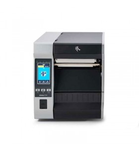 Tt printer zt620 6", 203 dpi, euro and uk cord, serial, usb, gigabit ethernet, bluetooth 4.0, usb host, cutter, color touch, zpl