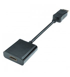 Dp 1.2 to hdmi 1.4 adapter 0.2m/black 4k/30hz 32awg gold