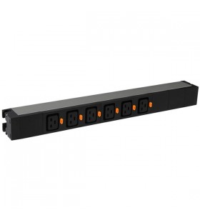 Legrand pdu 19'' 8 outlets german standard with luminous switch, 3m power supply cord with 16a