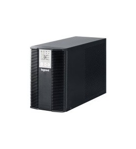 Ups legrand keor lp 3000va / 2700w single-phase on line double conversion, sinusoidal waveform, 6xiec 10a socket, rs232, slot for snmp comm. card, epo include, backup time 5min at 60% load, optinal ext. backup time with battery cabinets
