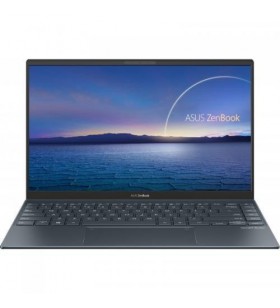 Laptop asus zenbook 14 ux425ea-bm013t, intel core i5-1135g7 pana la 4.2ghz, 14" full hd, 8gb, ssd 512gb, intel iris xe, windows 10 home, pine grey + backpack triton
