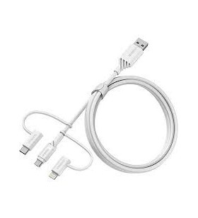 Otterbox 3in1 usb a-micro/lightning usb c cable white