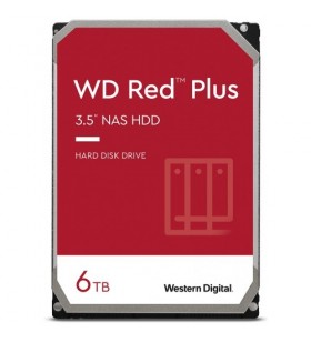 Hard disk western digital red plus nas 6tb, sata3, 128mb, 3.5inch