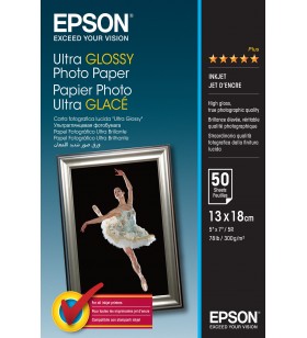 Epson ultra glossy photo paper - 13x18cm - 50 de coli