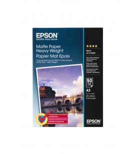 Epson matte paper heavy weight, din a3, 167g/m², 50 sheets