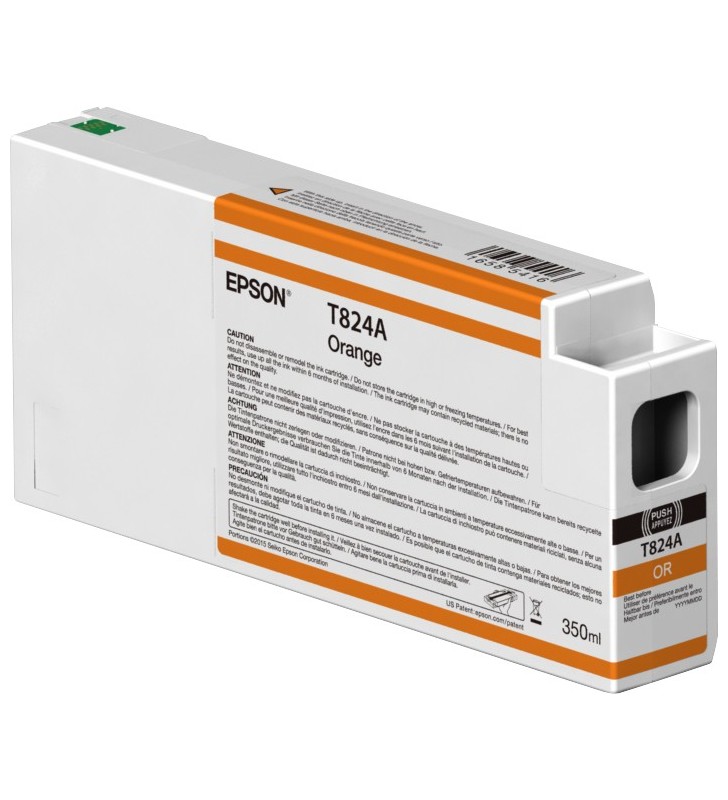 Epson singlepack orange t824a00 ultrachrome hdx 350ml