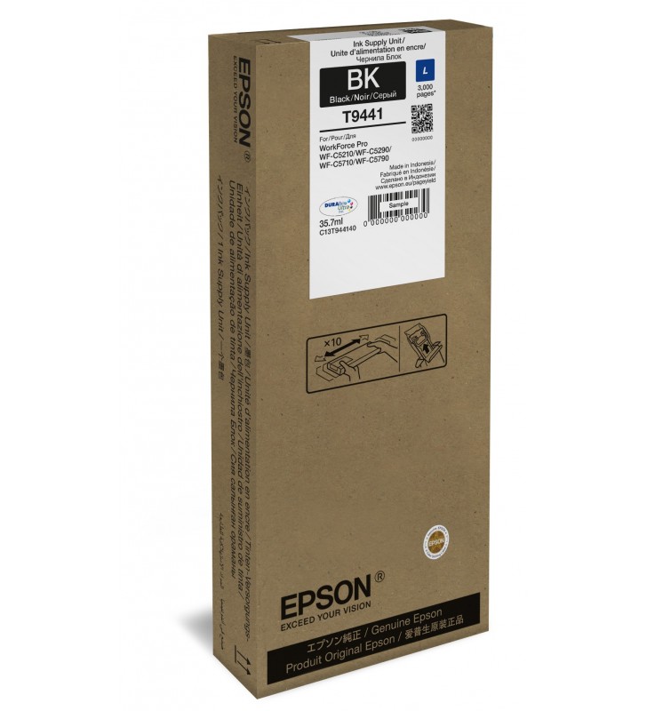 Epson wf-c5xxx series ink cartridge l black