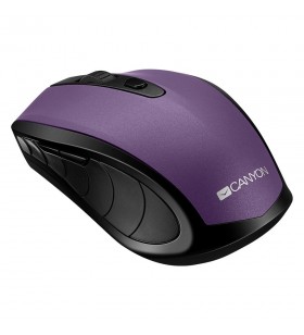 2 in 1 wireless mouse, optical 800/1200/1600 dpi, 6 button, 2 mode(bt/ 2.4ghz), violet