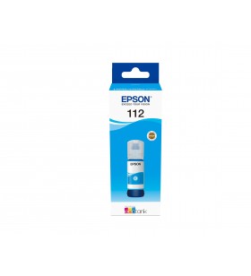 Epson 112 ecotank pigment cyan ink bottle