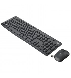 Logitech mk295 silent wireless combo tastaturi rf fără fir flamandă, olandeză negru
