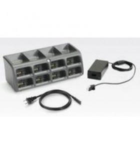 Rs507 8 slot battery chgr kit/inc. charger psu us ac cord