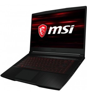 Laptop gaming msi gf63 thin 10scxr-1445xro, intel core i5-10300h pana la 4.5ghz, 15.6" full hd, 8gb, ssd 512gb, nvidia geforce gtx 1650 max-q 4gb, free dos, negru