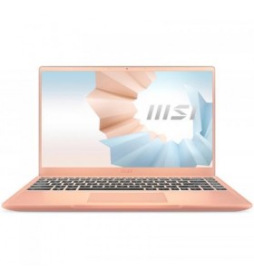 Laptop msi modern 14 b10sb, intel core i5-1135g7, 14inch, ram 8gb, ssd 512gb, nvidia geforce mx450 2gb, no os, beige mousse