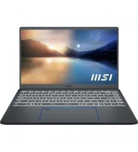 Laptop msi prestige 14evo a11m, intel core i7-1185g7, 14inch, ram 16gb, ssd 1tb, intel iris xe graphics, free dos, carbon gray