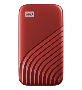 Ssd portabil western digital 500gb, usb-c, 2.5inch, red