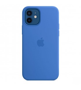 Iphone 12 / 12 pro silicone/case with magsafe - capri blue
