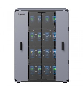 Small 2 shelf intelligent cabinet emea, assembled with power distribution unit (pdu) key barrell lock and 2x keys.