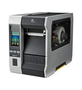 Tt printer zt610 4", 600 dpi, euro and uk cord, serial, usb, gigabit ethernet, bluetooth 4.0, usb host, tear, color touch, zpl