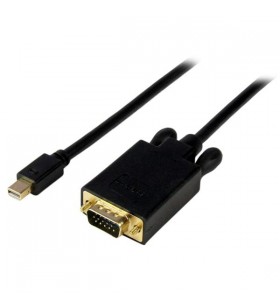 Startech.com mdp2vgamm15b adaptor pentru cabluri video 4,6 m mini displayport vga (d-sub) negru