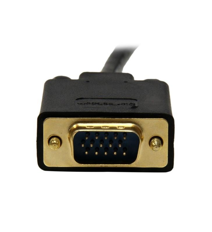 Startech.com mdp2vgamm15b adaptor pentru cabluri video 4,6 m mini displayport vga (d-sub) negru