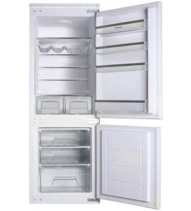 Combina frigorifica incorporabila hansa, 242 l, clasa a++, control mecanic, usi reversibile, safetyglass, rafturi reglabile, alb