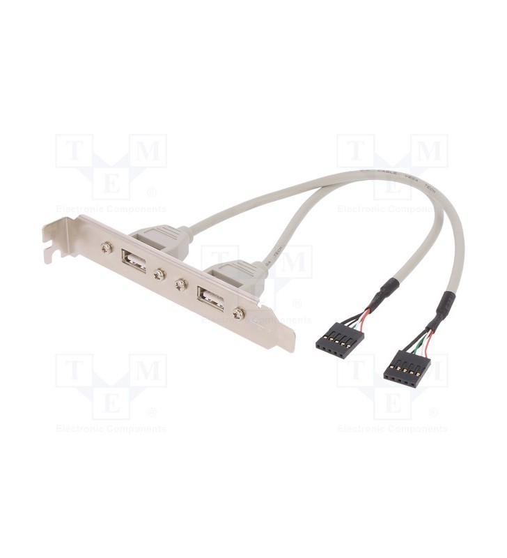 Digitus usb slot bracket cable/2x type a-2x5pin idc