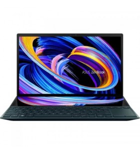 Ultrabook asus 14'' zenbook duo 14 ux482ea, fhd, procesor intel® core™ i7-1165g7 (12m cache, up to 4.70 ghz, with ipu), 16gb ddr4x, 1tb ssd, intel iris xe, win 10 pro, celestial blue