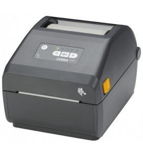 Direct thermal printer zd421 300 dpi, usb, usb host, ethernet, btle5, eu and uk cords, swiss font, ezpl