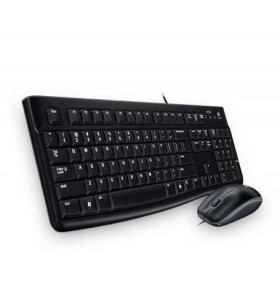 Logitech mk120 tastaturi usb qwerty pan nordic negru