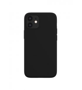 Husa de protectie next one silicone case magsafe pentru iphone 12 mini, negru