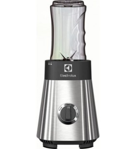 Blender electrolux, 400 w, 1 cana cu element racire, 2 sticle 300 ml incluse, accesoriu macinat cafea, inox