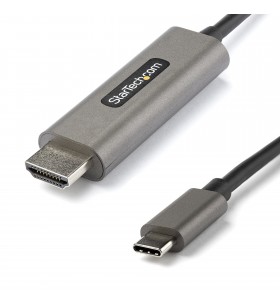 Startech.com cdp2hdmm4mh adaptor pentru cabluri video 4 m hdmi tip a (standard) usb tip-c negru, argint