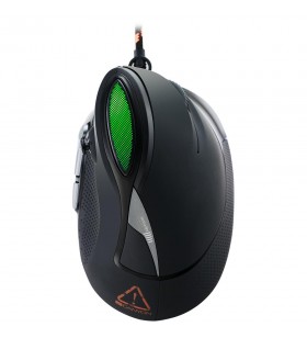 Wired vertical gaming mouse with 7 programmable buttons, pixart optical sensor, 6 levels of dpi and up to 4800, 2 million times 